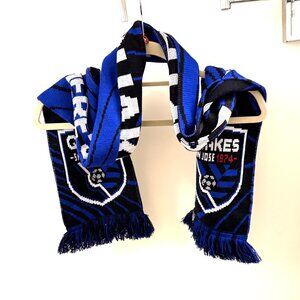 San Jose Quakes Soccer MLS Football Scarf